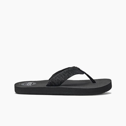 Reef Smoothy Flip Flops in Black