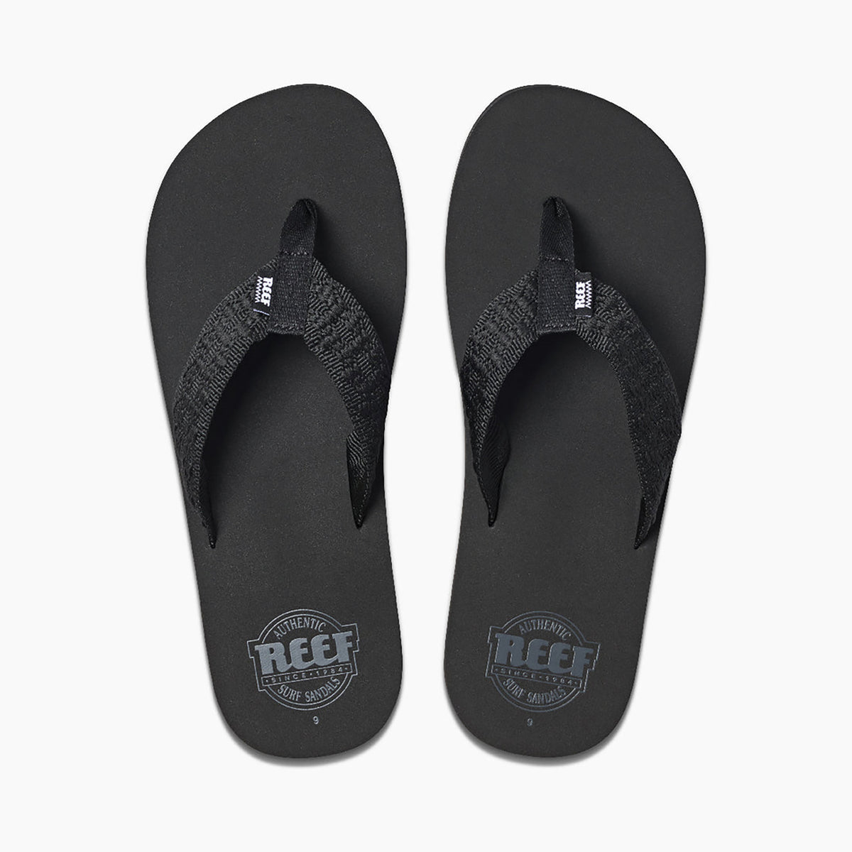 Reef Smoothy Flip Flops in Black