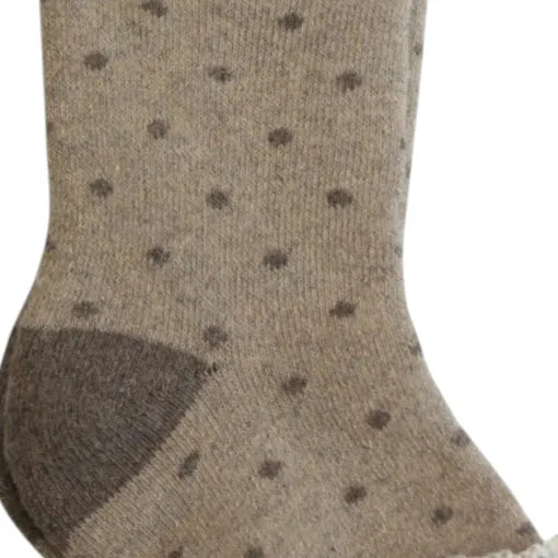 Jess and Lou Cappuchino Cuff Cosy Socks