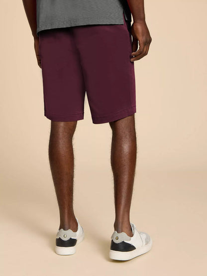 White Stuff Sutton Chino Shorts in Dark Plum