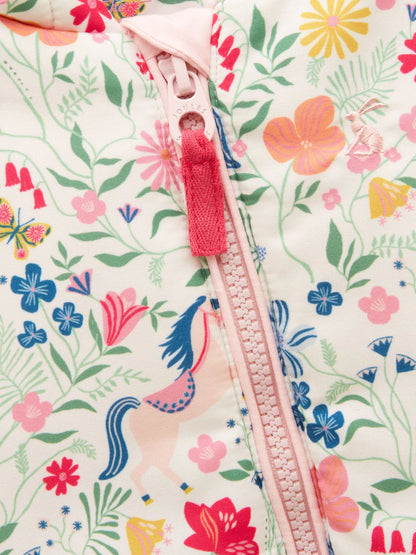 Joules Baby Padded Pink Zip Through Pramsuit