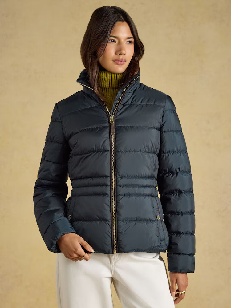 Joules Paddock Showerproof Padded Coat in Navy