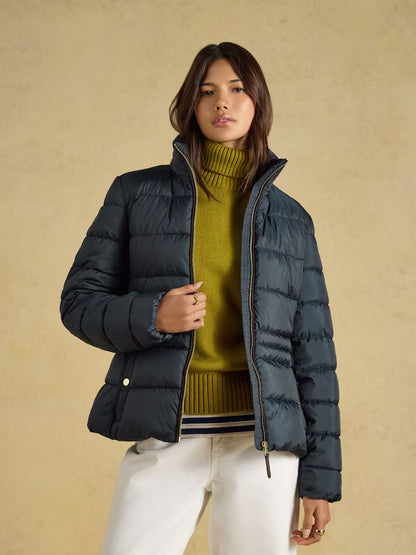 Joules Paddock Showerproof Padded Coat in Navy