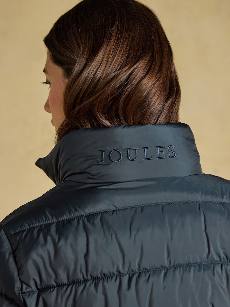 Joules Paddock Showerproof Padded Coat in Navy
