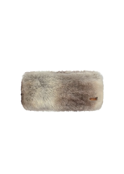 Barts Fur Headband in Heather Brown