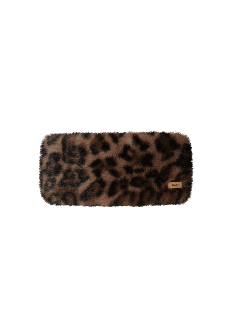 Barts Fur Headband in Print Brown