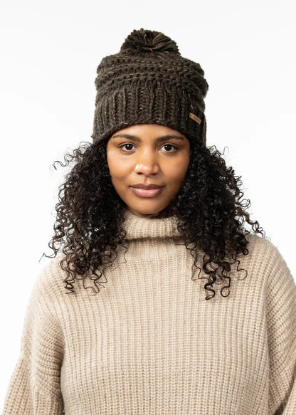 Barts Jasmin Beanie in Dark Brown
