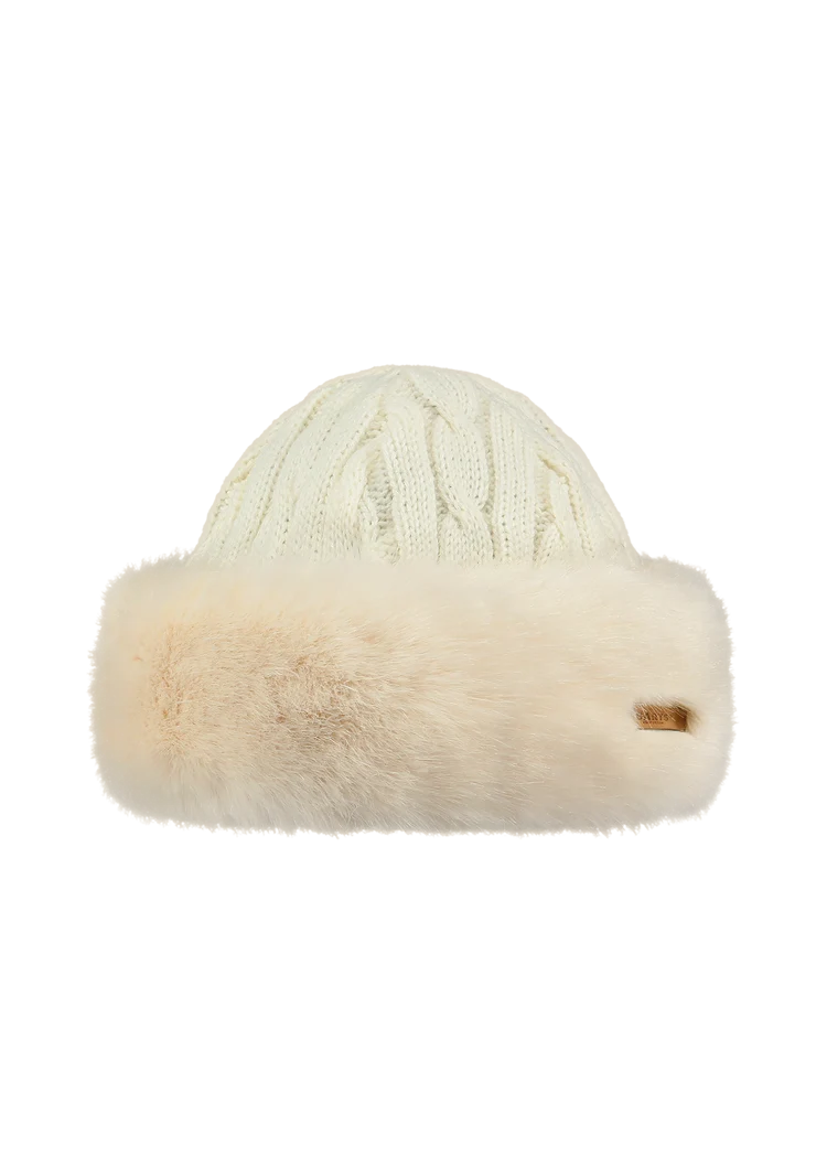 Barts Fur Cable Bandhat in White