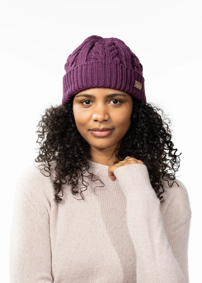 Barts Zirani Beanie in Aubergine