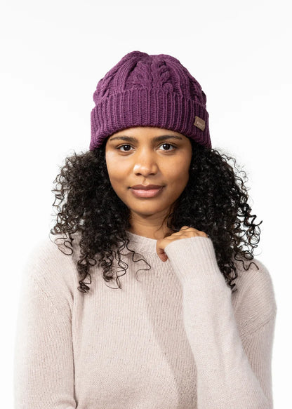 Barts Zirani Beanie in Aubergine