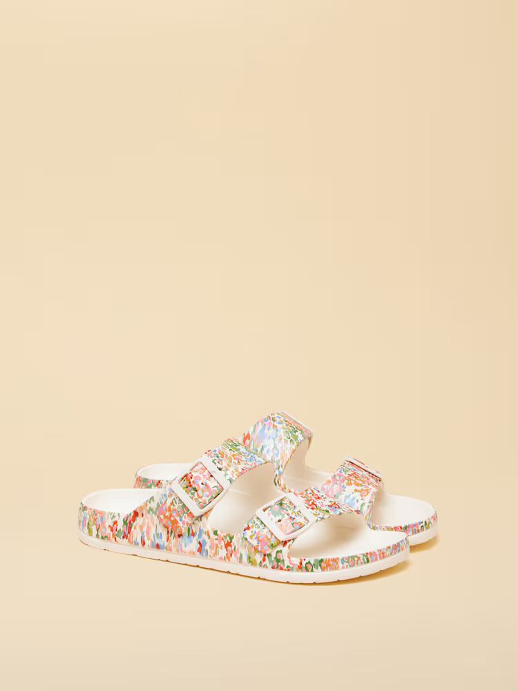 Joules Sunseeker Ditsy EVA Double Buckle Sliders