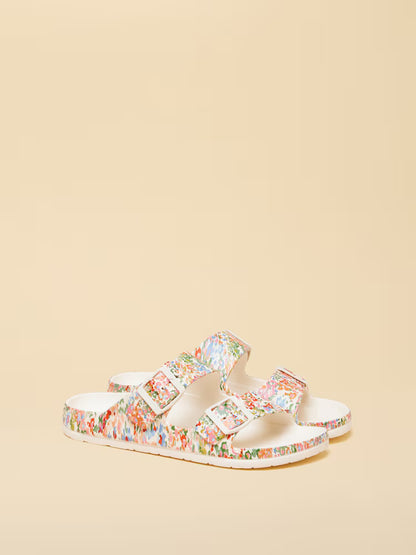 Joules Sunseeker Ditsy EVA Double Buckle Sliders