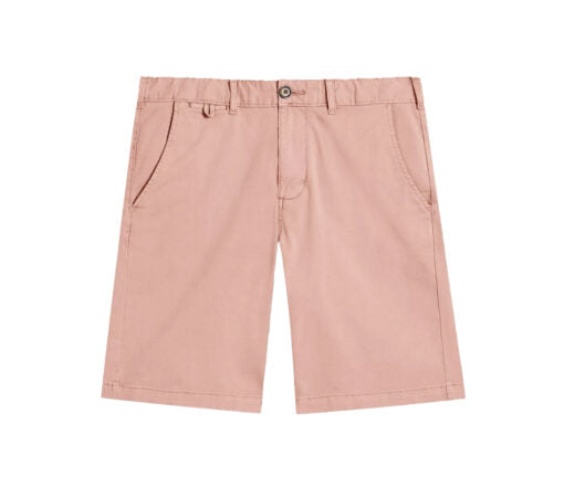 White Stuff Sutton Organic Chino Shorts in Light Pink