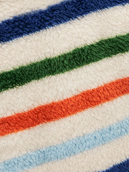 Joules Woozle Boys Multi Stripe Quarter Zip Fleece