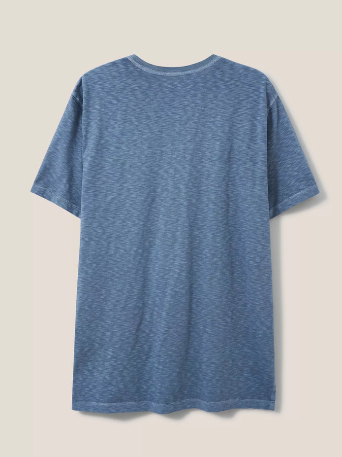 White Stuff Abersoch T-Shirt in Mid Blue
