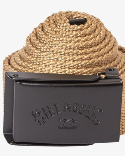 Billabong Cog Webbing Belt in Gravel
