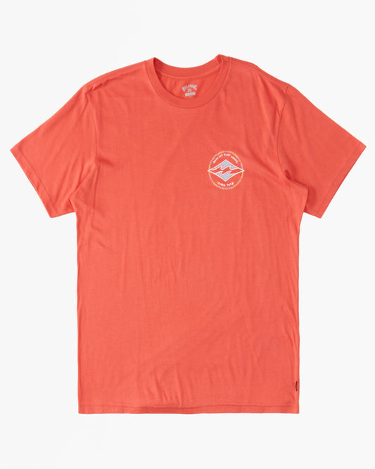 Billabong Rotor Diamond T-Shirt in Dark Coral