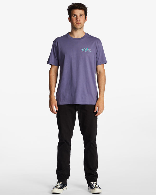 Billabong Arch Fill T-Shirt in Dusty Grape