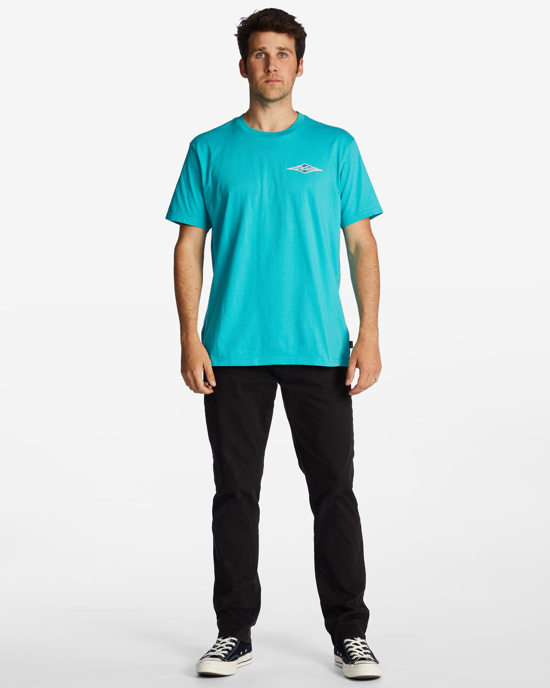 Billabong Crayon Wave T-Shirt in Dark Mint