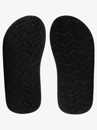 Quiksilver Monkey Abyss Boys Flip Flops in Grey 2