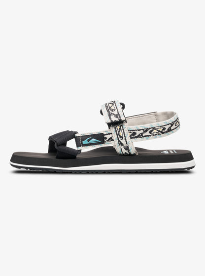 Quiksilver Monkey Caged Womens Sandals in Black/White