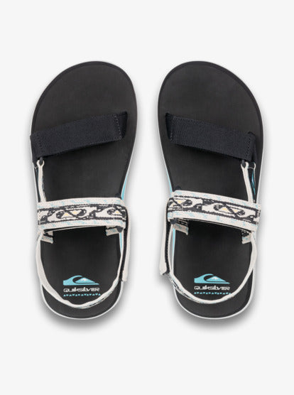 Quiksilver Monkey Caged Womens Sandals in Black/White