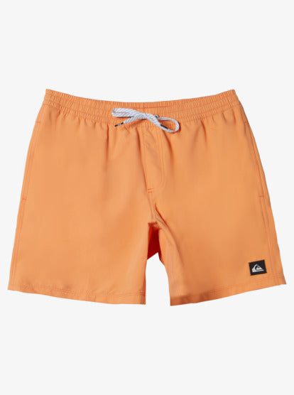 Quiksilver Everyday Solid Volley - Swim Shorts for Little Boys in Orange