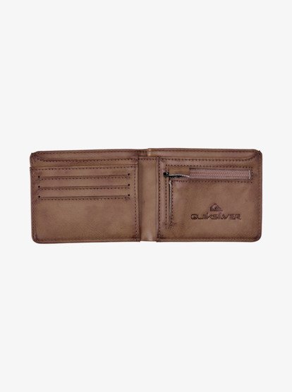 Quiksilver Slim Rays - Bi-Fold Wallet for Men in Brown