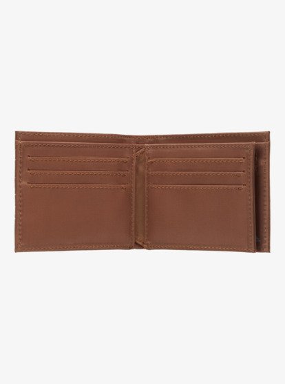 Quiksilver Freshness - Tri-Fold Wallet for Men in Tobacco Brown