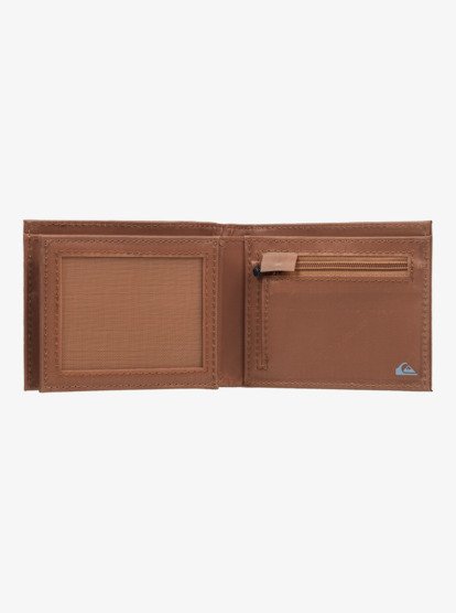 Quiksilver Freshness - Tri-Fold Wallet for Men in Tobacco Brown