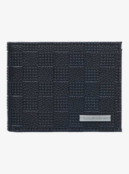 Quiksilver Freshness Men Black Tri-Fold Wallet in Black