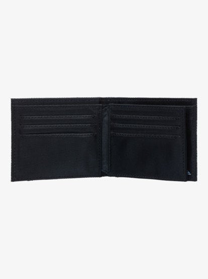 Quiksilver Freshness Men Black Tri-Fold Wallet in Black