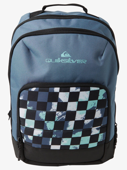 Quiksilver Burst 2.0 24L Medium Backpack in Bering Sea Check Tie Dye