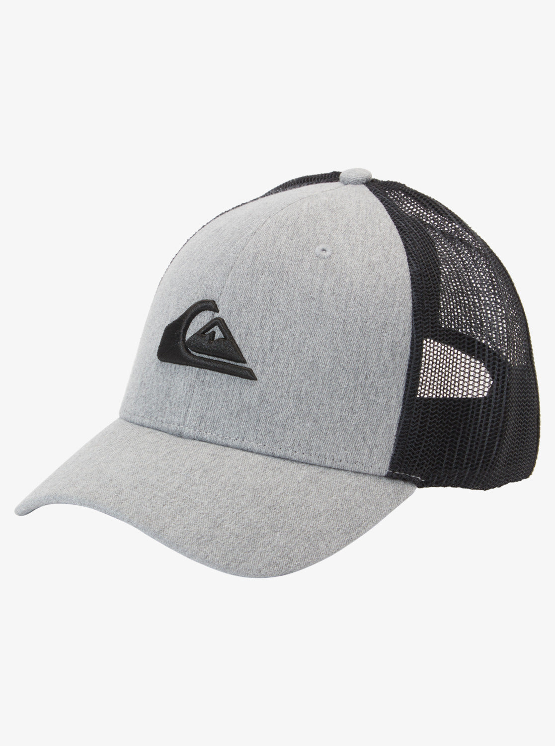 Quiksilver Grounder Trucker Cap in Heather Grey