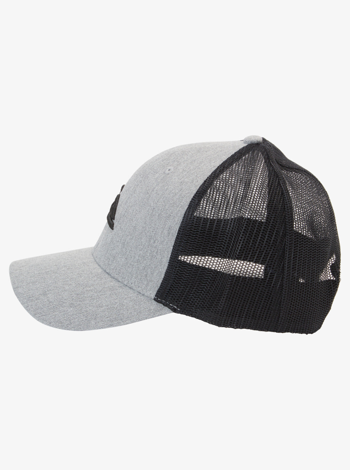 Quiksilver Grounder Trucker Cap in Heather Grey