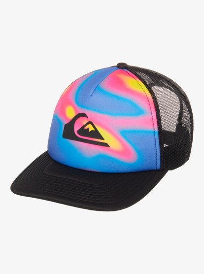 Quiksilver Emu Coop Trucker Cap in Monaco Blue Holmes