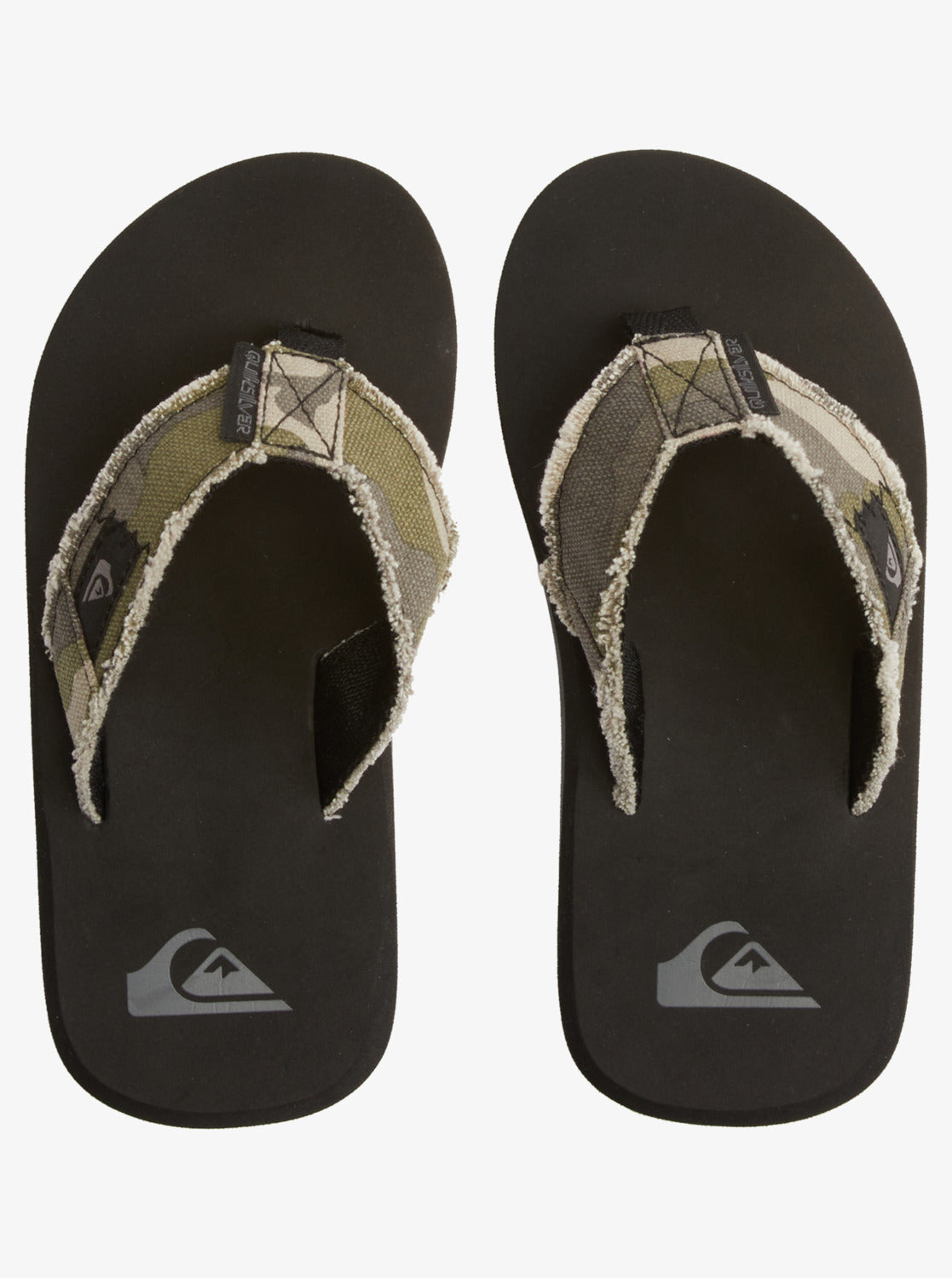 Quiksilver Monkey Abyss Flip Flops in Camo