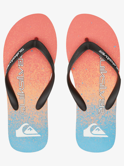 Quiksilver Molokai Art - Beach Flip-Flops for Men in Blue/Orange