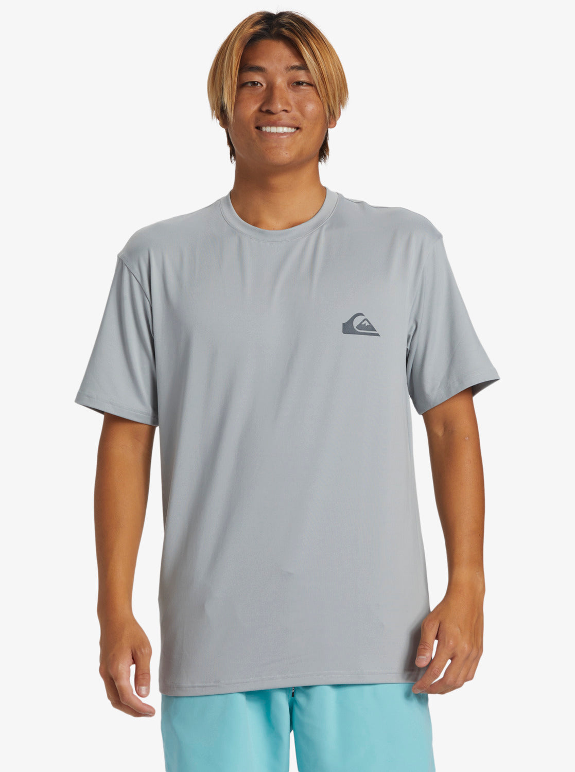 Quiksilver Everyday Surf Short Sleeve UPF 50 Surf T-Shirt in Quarry