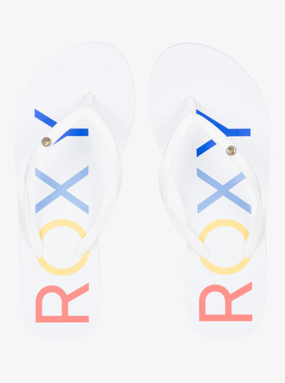 Roxy Sandy Flip Flops in White