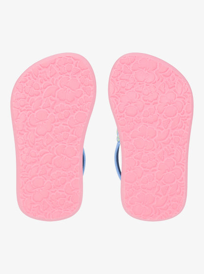 Roxy Finn Sandals in Blue Mist