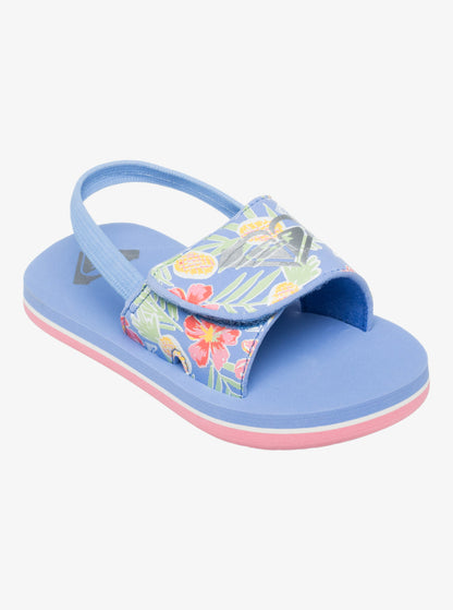 Roxy Finn Sandals in Blue Mist