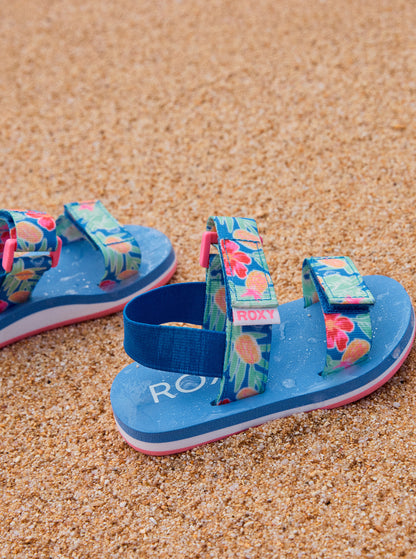 Roxy Cage - Sandals for Toddlers in Blue Mist