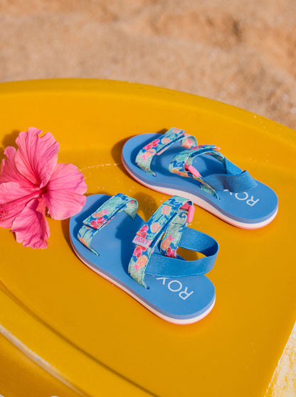 Roxy Cage - Sandals for Toddlers in Blue Mist