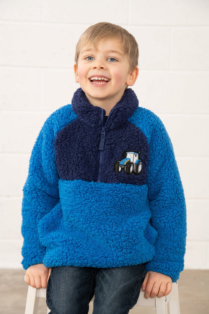 Lighthouse Caden Fleece - Blue Tractor