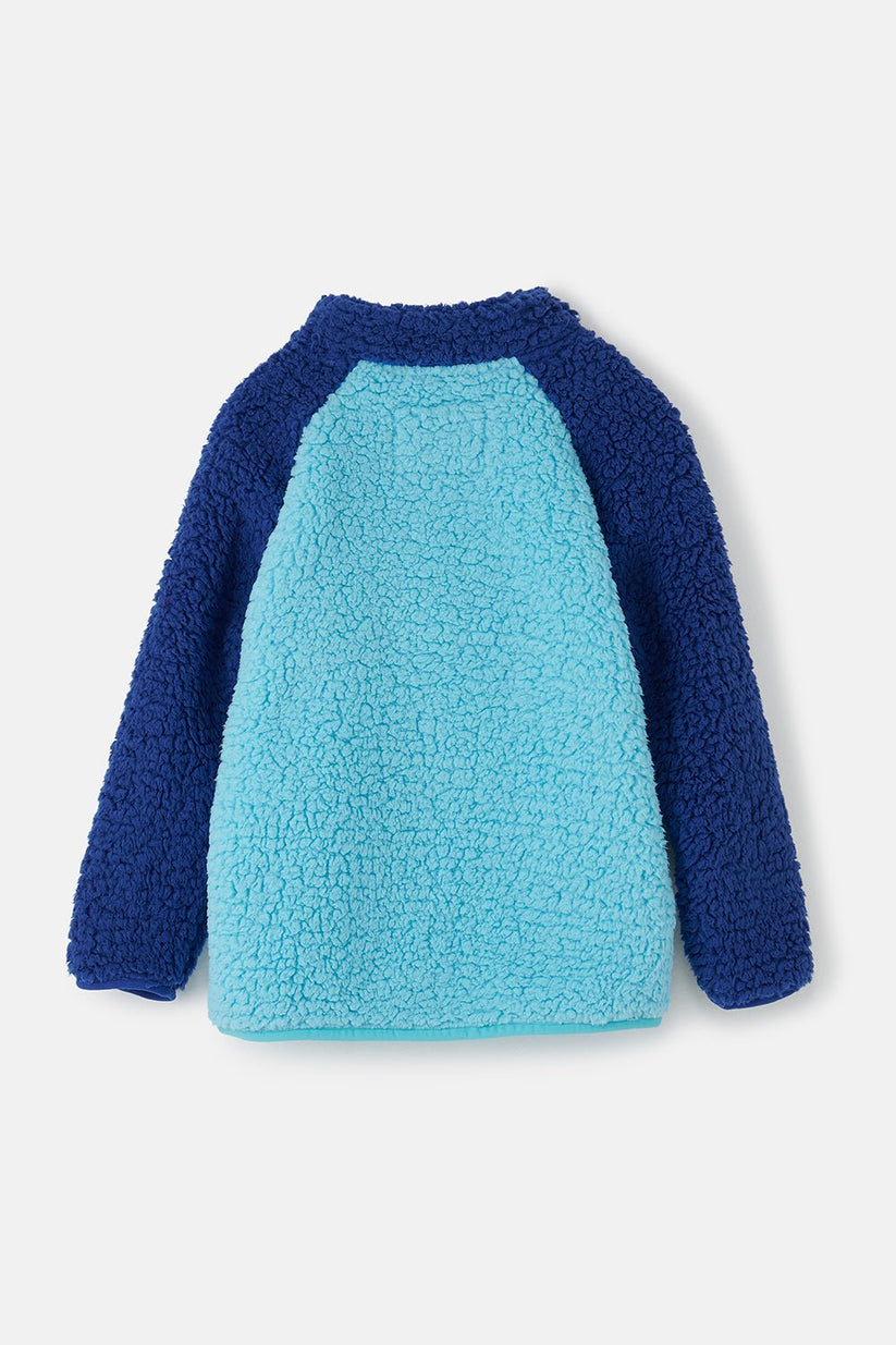 Lighthouse Caden Fleece in Blue Orange