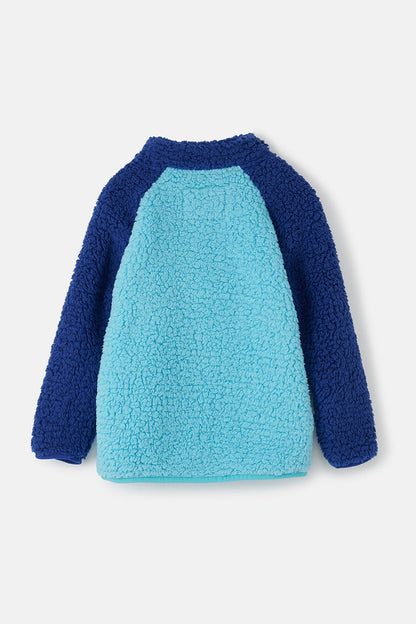 Lighthouse Caden Fleece in Blue Orange