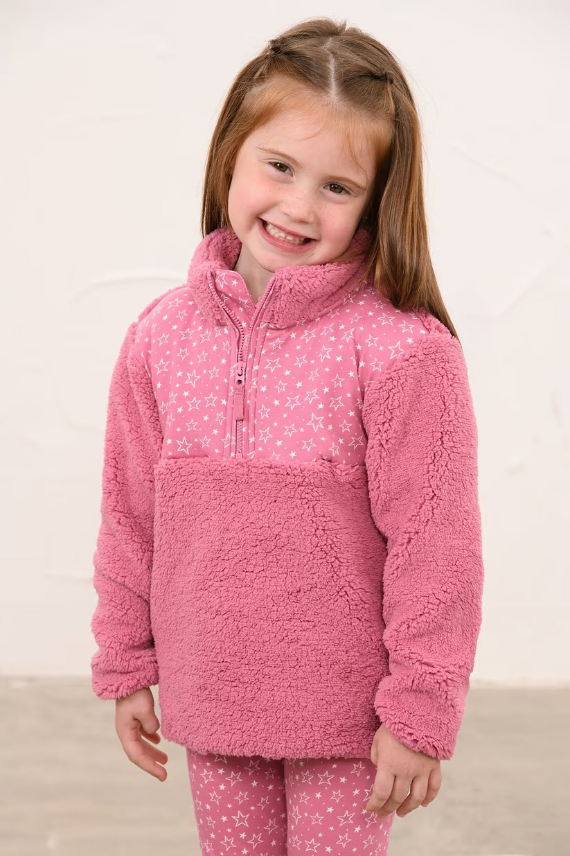 Lighthouse Cassie Fleece in Rose