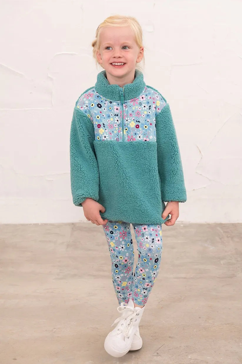 Lighthouse Cassie Fleece in Teal