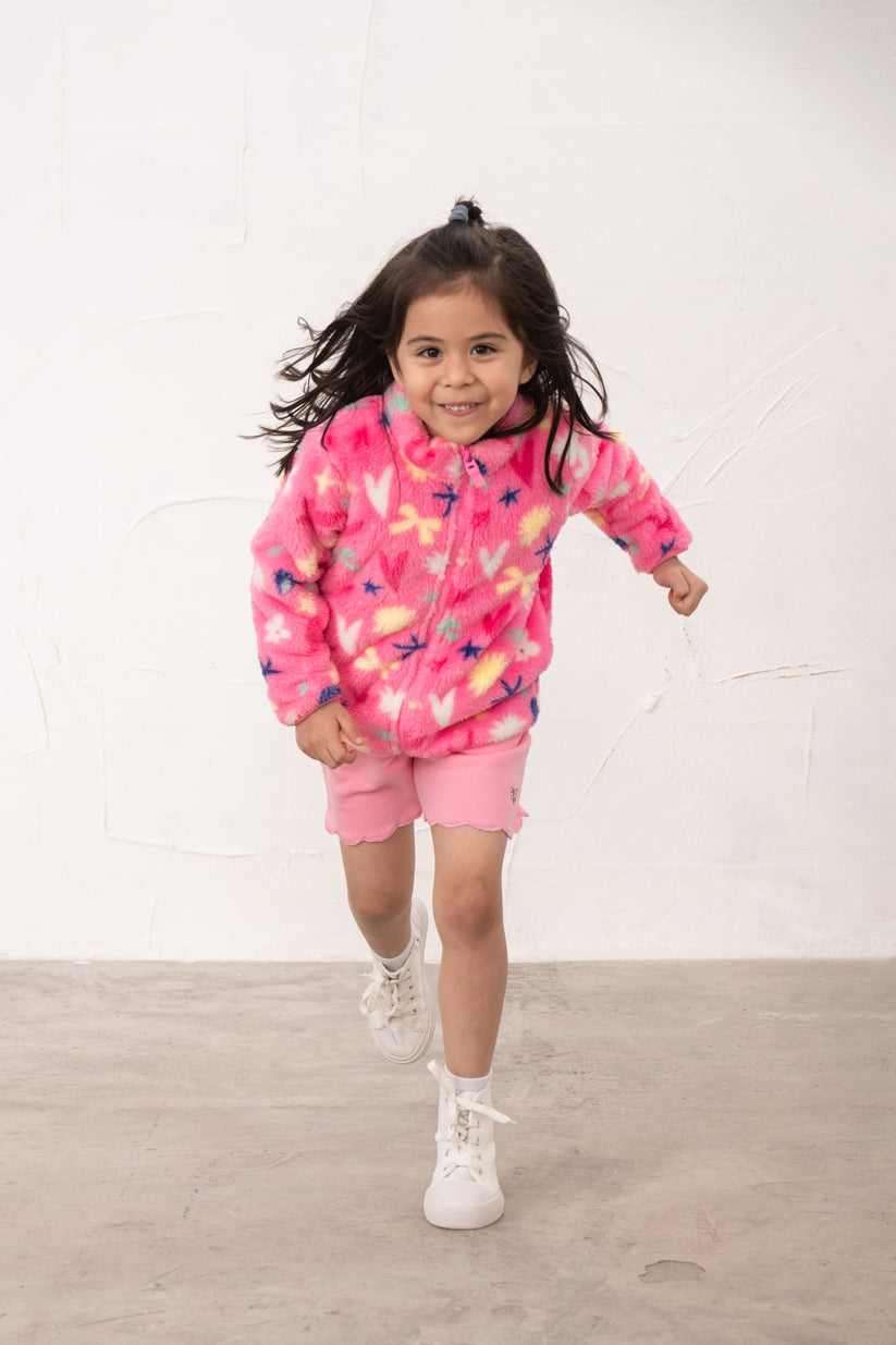 Lighthouse Claire Fleece - Fluro Pink